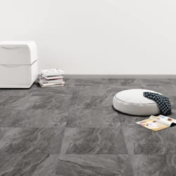 Vidaxl - Listoni per Pavimenti Autoadesivi in pvc 5,11 m² Pavimentazione vari colori dimensioni : Nero marmo