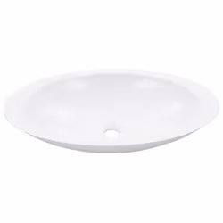 vidaXL Lavandino 59,3x35,1x10,7 cm Blocco in Marmo/Minerale Bianco - Vista aggiuntiva 2