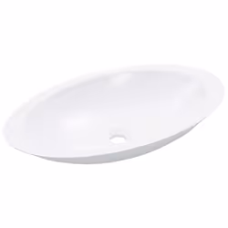 vidaXL Lavandino 59,3x35,1x10,7 cm Blocco in Marmo/Minerale Bianco - Vista aggiuntiva 3
