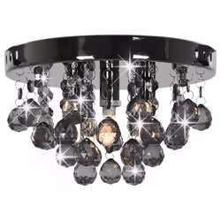 Lampadario con Perle Fumé Tondo Nero G9cod mxl 79818 - Vista aggiuntiva 3