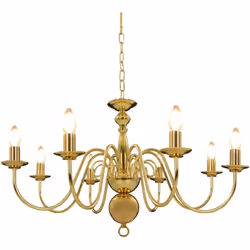Caratterizzato da un design classico ed elegante, questo lampadario di tendenza donerà sicuramente un aspetto audace e attire ...