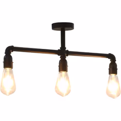 Questa raffinata lampada da soffitto è caratterizzata da un design moderno, che la rende un'aggiunta interessante per qualsia ...
