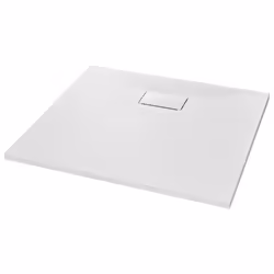 vidaXL Piatto Doccia in SMC Bianco 90x80 cm - Vista aggiuntiva 2