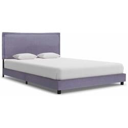 Giroletto senza Materasso Grigio Chiaro 135x190 cm in Tessuto Vidaxl