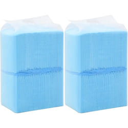Tappetino Igienico per Cani 45x33 cm Tessuto non Tessuto Blu e bianco varie quantità modelli : 200 pz
