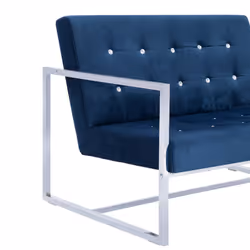 VidaXL 282166 divano Blu - Vista aggiuntiva 6