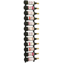 Portavini from cellar wall for Black Iron bottles in various sizes dimensioni : 12 Bottiglie