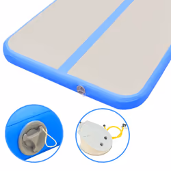 VidaXL 91916 tappetino da yoga Blu, Grigio - Vista aggiuntiva 5