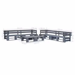 VidaXL 276322 set mobili da esterno