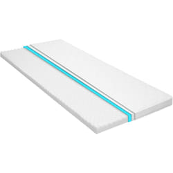 Coprimaterasso 90x200cm Schiuma a Freddo Superficie a Onde 7 cm Vidaxl 3981