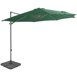 Ombrellone da Giardino con Base Portatile Antracite Vidaxl
