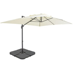 Vidaxl - Ombrellone da Giardino con Base Portatile Sabbia
