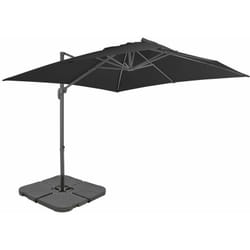 Vidaxl - Ombrellone da Esterni con Base Portatile Antracite