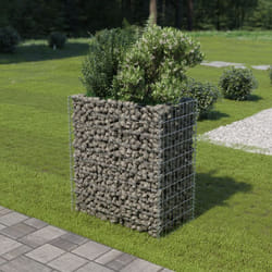 Vidaxl - Gabbione Letto Rialzato in Acciaio Zincato 90x50x100 cm 8644