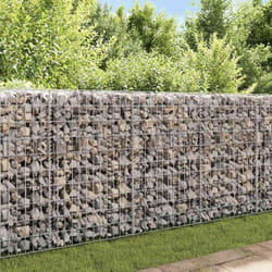 vidaXL Gabbione in Acciaio Zincato 450x30x100 cm