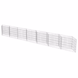 vidaXL Gabbione in Acciaio Zincato 450x30x50 cm - Vista aggiuntiva 3