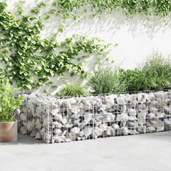 vidaXL Gabbione in Acciaio Zincato 630x30x50 cm