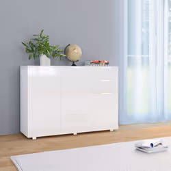 Mantenete il vostro salotto pulito e in ordine grazie a questa elegante credenza! Questa pratica credenza è adatta a diverse ...