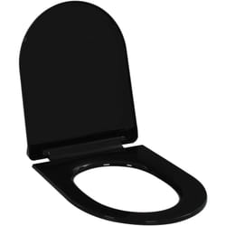 Copriwater Ammortizzato a Sgancio Rapido Nero varie misure dimensioni : 46 x 36.5 cm