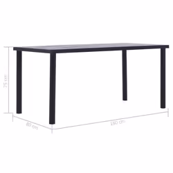 VidaXL 281859 tavolo da cucina e sala da pranzo - Vista aggiuntiva 5