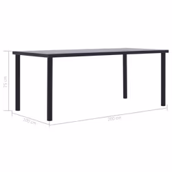 VidaXL 281861 tavolo da cucina e sala da pranzo - Vista aggiuntiva 5