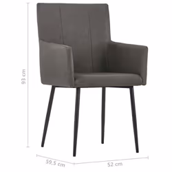 VidaXL 282068 sedia da ristorante e da sala da pranzo - Vista aggiuntiva 8