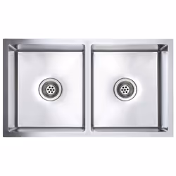vidaXL Lavello da Cucina Lavorato a Mano in Acciaio Inox - Vista aggiuntiva 2