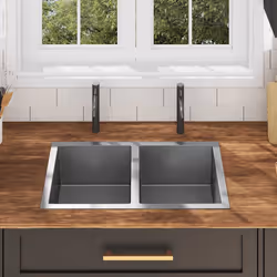 vidaXL Lavello da Cucina Lavorato a Mano in Acciaio Inox - Vista aggiuntiva 3