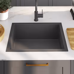 vidaXL Lavello da Cucina Lavorato a Mano Nero in Acciaio Inox - Vista aggiuntiva 3