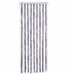 vidaXL Zanzariera Grigio e Bianco 56x185 cm Ciniglia - Vista aggiuntiva 3