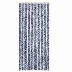 vidaXL Zanzariera Blu Bianco e Argento  90x220 cm Ciniglia - Vista aggiuntiva 3