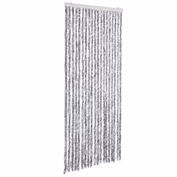 vidaXL Zanzariera Bianca e Grigia 56x185 cm Ciniglia - Vista aggiuntiva 2