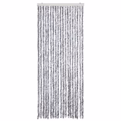 vidaXL Zanzariera Bianca e Grigia 56x185 cm Ciniglia - Vista aggiuntiva 3