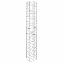 vidaXL Gabbioni 3 pz in Acciaio Zincato 25x25x197 cm - Vista aggiuntiva 3