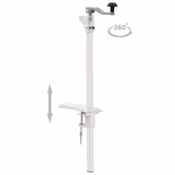vidaXL Apriscatole Argento 70 cm Alluminio e Acciaio Inossidabile - Vista aggiuntiva 3