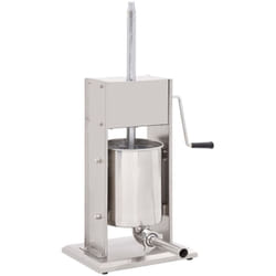 Insaccatrice Manuale Argento 10 l in Acciaio Inossidabile Vidaxl 72839