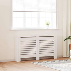 Copertura per Radiatore Bianco in mdf Finitura Opaca varie dimensioni dimensioni : 152x19x81.5 cm