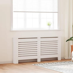 Copertura per Radiatore Bianco in mdf Finitura Opaca varie dimensioni dimensioni : 172x19x81.5 cm