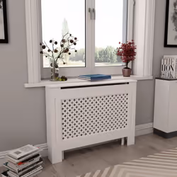 Questo copritermosifone darà un tocco elegante e pratico al vostro soggiorno. È stato progettato come funzione decorativa per ...