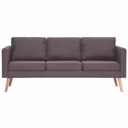 VidaXL 276858 divano 3 seduta(e) Grigio talpa - Vista aggiuntiva 4