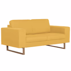VidaXL 276864 divano 3 seduta(e) Giallo - Vista aggiuntiva 6