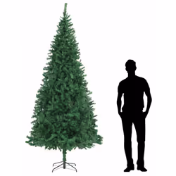 Questo bellissimo albero di Natale artificiale extra grande è molto realistico nella forma e nell'aspetto e creerà l'atmosfer ...