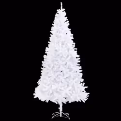 vidaXL Albero di Natale Artificiale 300 cm Bianco - Vista aggiuntiva 3