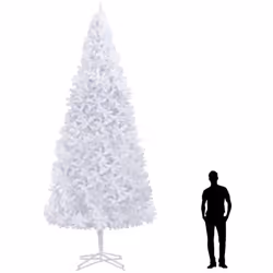 Questo bellissimo albero di Natale artificiale extra grande è molto realistico nella forma e nell'aspetto e creerà l'atmosfer ...