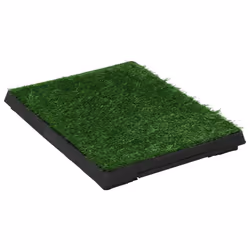 Toilette Animali con Vassoio e Prato Finto Verde 63x50x7cm WCcod mxl 121150 - Vista aggiuntiva 2
