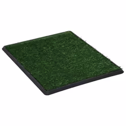 Toilette Animali con Vassoio e Prato Finto Verde 64x51x3cm WCcod mxl 97339 - Vista aggiuntiva 2