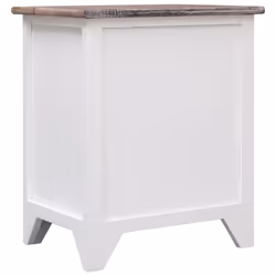 VidaXL 284048 comodino Marrone, Bianco - Vista aggiuntiva 4