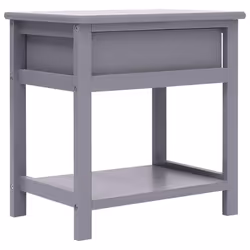 VidaXL 284050 comodino Grigio - Vista aggiuntiva 4