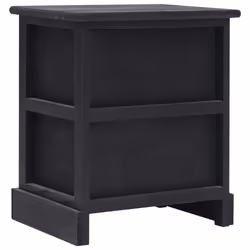 VidaXL 284058 comodino Nero - Vista aggiuntiva 4