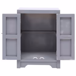 VidaXL 284072 comodino Grigio - Vista aggiuntiva 4